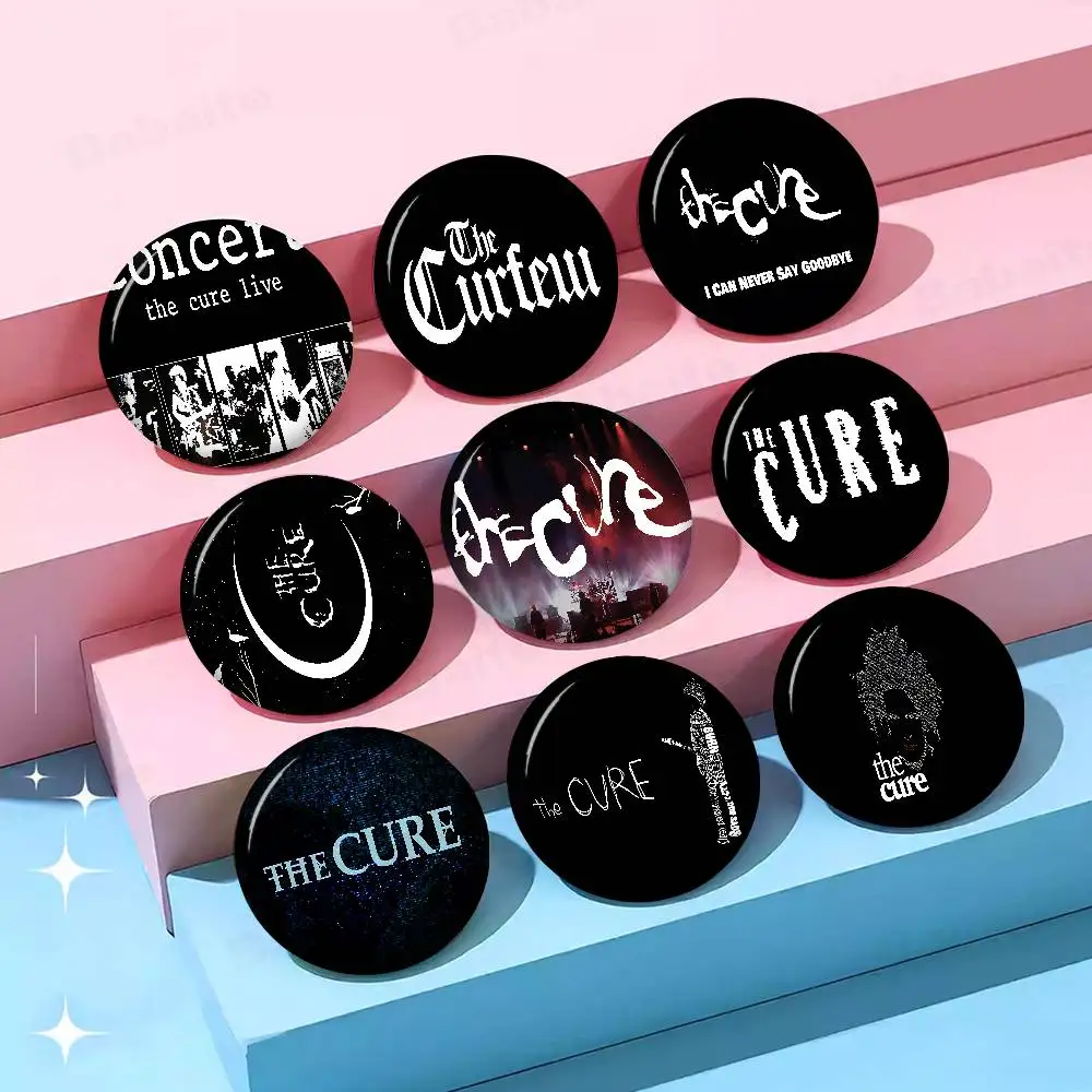The Cure Logo New Brooches Soft Button Pin Funny Silly Gnarpy On A Skateboard Meme Badge Gamer Collection Gifts