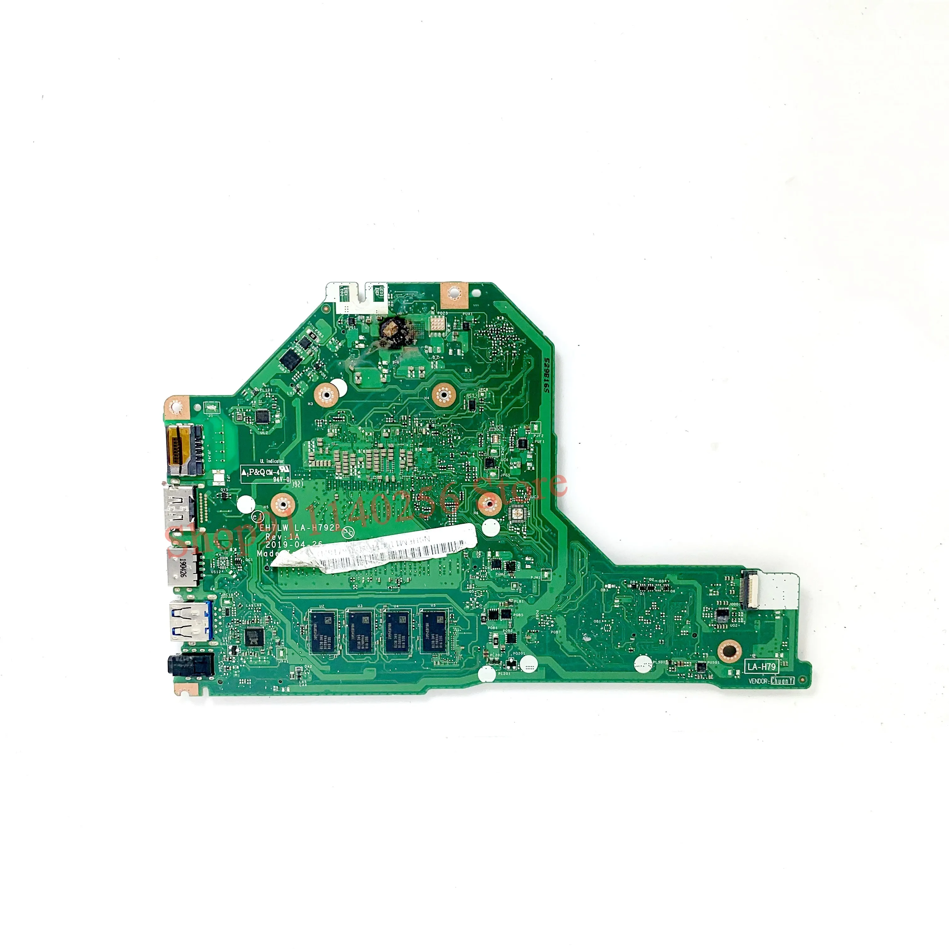 EH7LW LA-H792P Mainboard For ACER A315-54 Laptop Motherboard NBHEM11001 With SRFFZ I3-8145U CPU 100% Full Tested OK