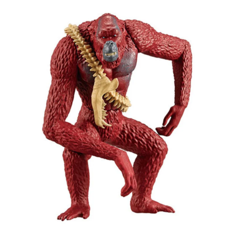Bandai 4 Buah Gashapon Godzilla X Kong Shimo Mainan Anime Scar King untuk Anak-anak Hadiah Figur Aksi Ornamen Model Koleksi