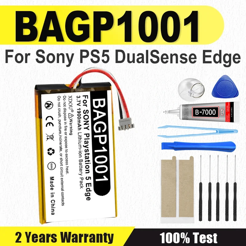 Perfine BAGP1001 Controlador DualSense Edge Batería nueva para SONY PS5 Edge; Baterías Playstation 5 Edge para PS5 1900mAh