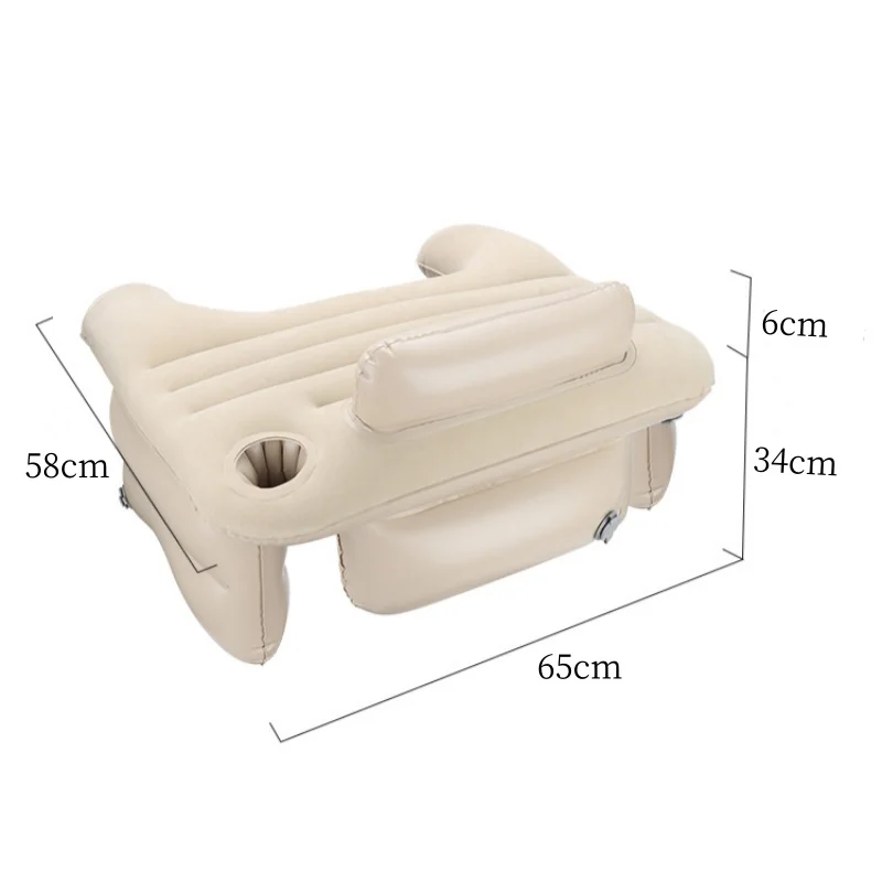 Car Inflatable Table Portable Foldable Table Car Outdoor Travel Portable Inflatable Table Laptop Computer Inflatable Desk