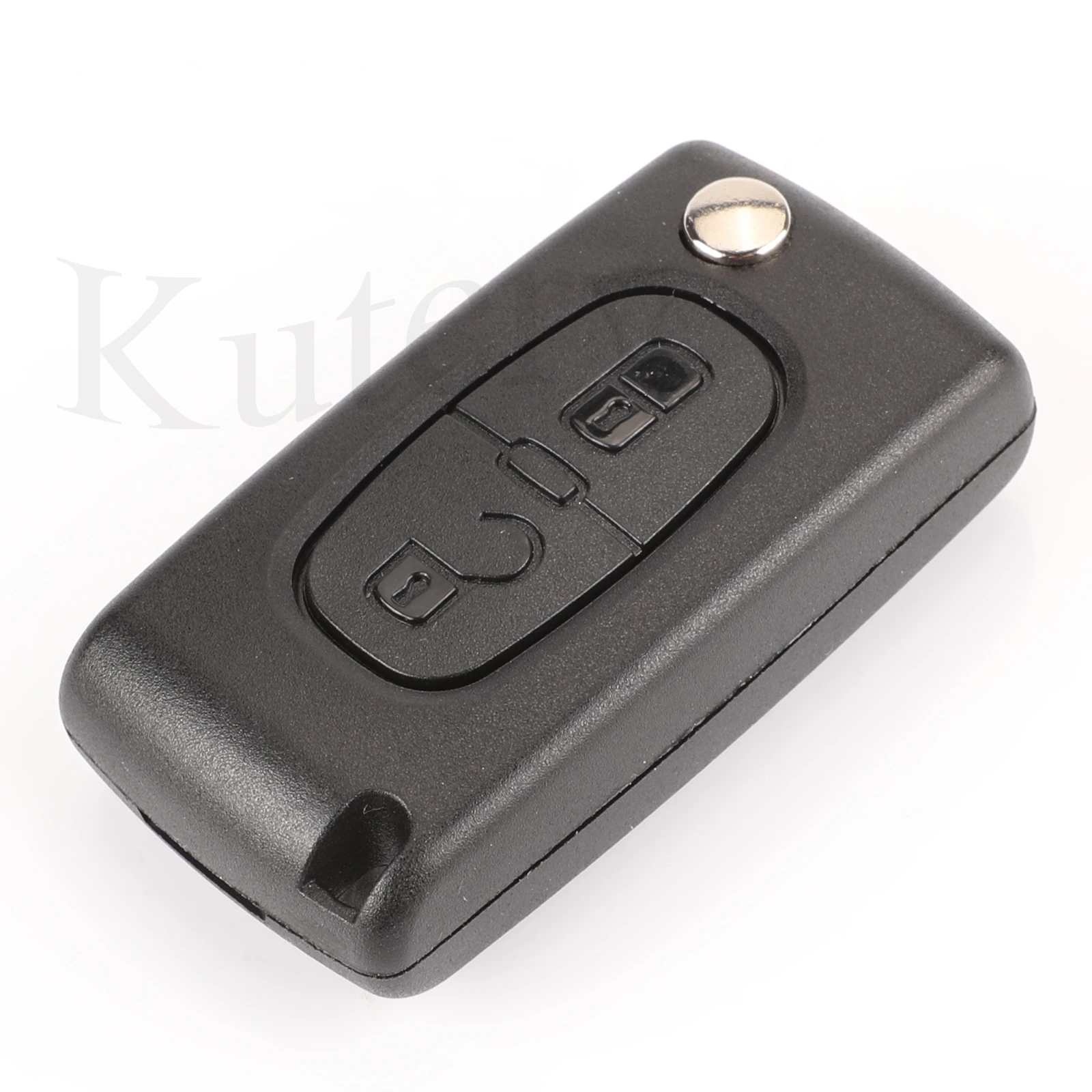 jingyuqin Hu83/HCA 2 BTN Remote Car Key For Peugeot 307 3008 308 408 433MHz ask PCF7961 ID46 CE0536 Flip Key Fob with Battery