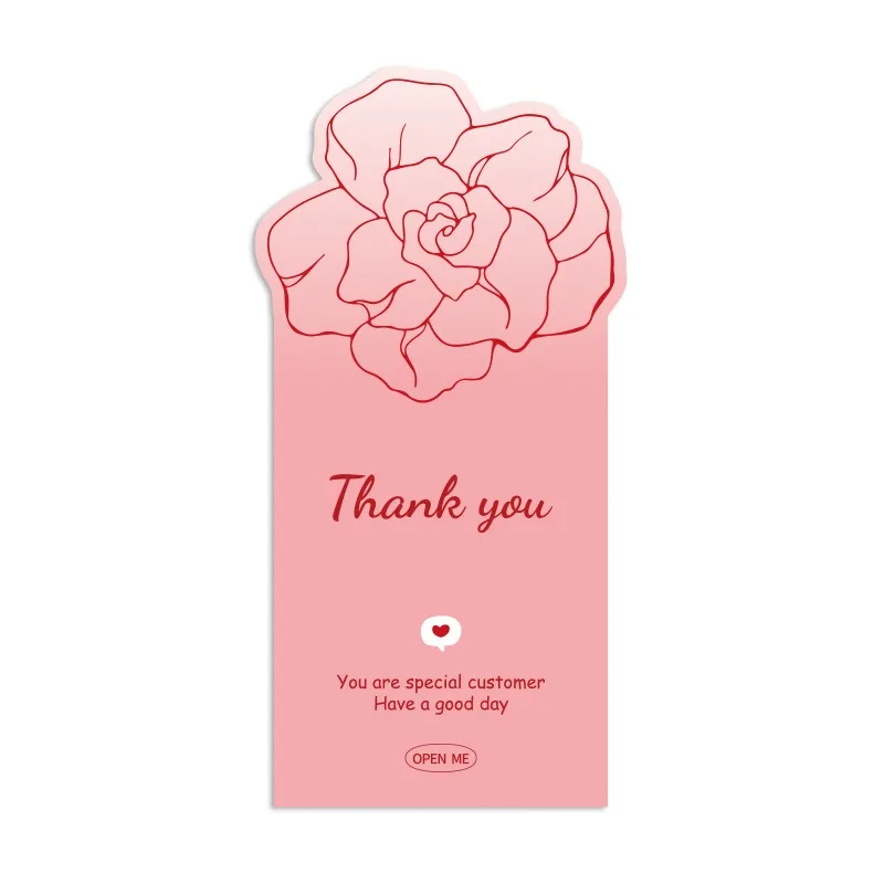 50 Stück niedliche rosa Schleifen-Dankeschön-Aufkleber, Rosen-Geschenkbox-Versiegelungsaufkleber, dekorative Geschenketiketten, selbstklebende Etiketten für Geschenkboxen. – Detail 10