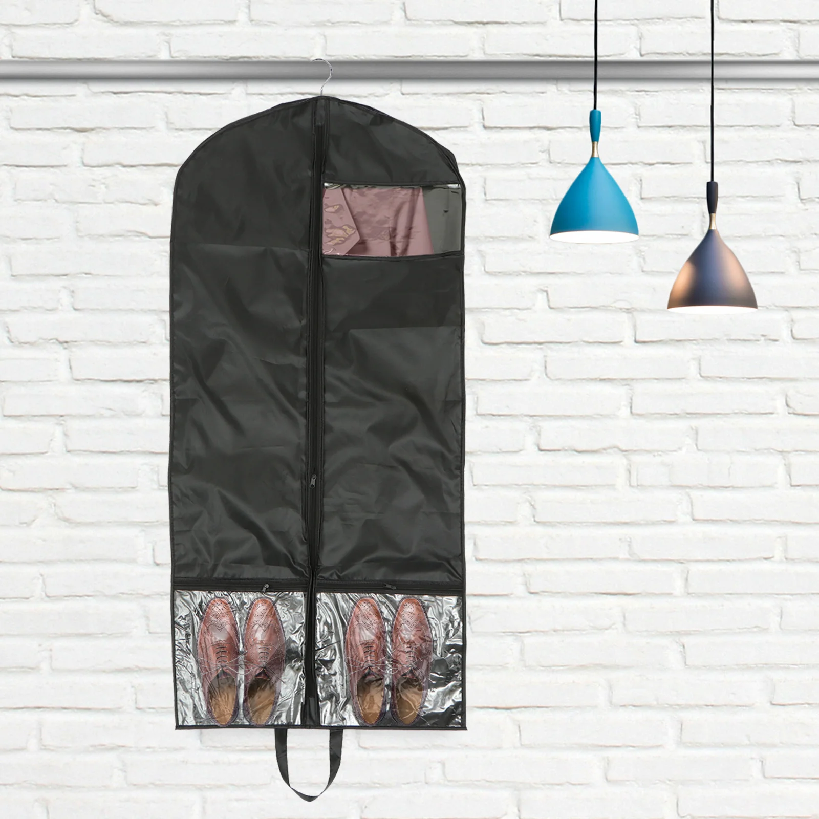 

1Pcs Dustproof Bag Large Size Vertical Stereoscopic Reusable Folding Clothes Cover Garment Storage Bag for Coats Suits