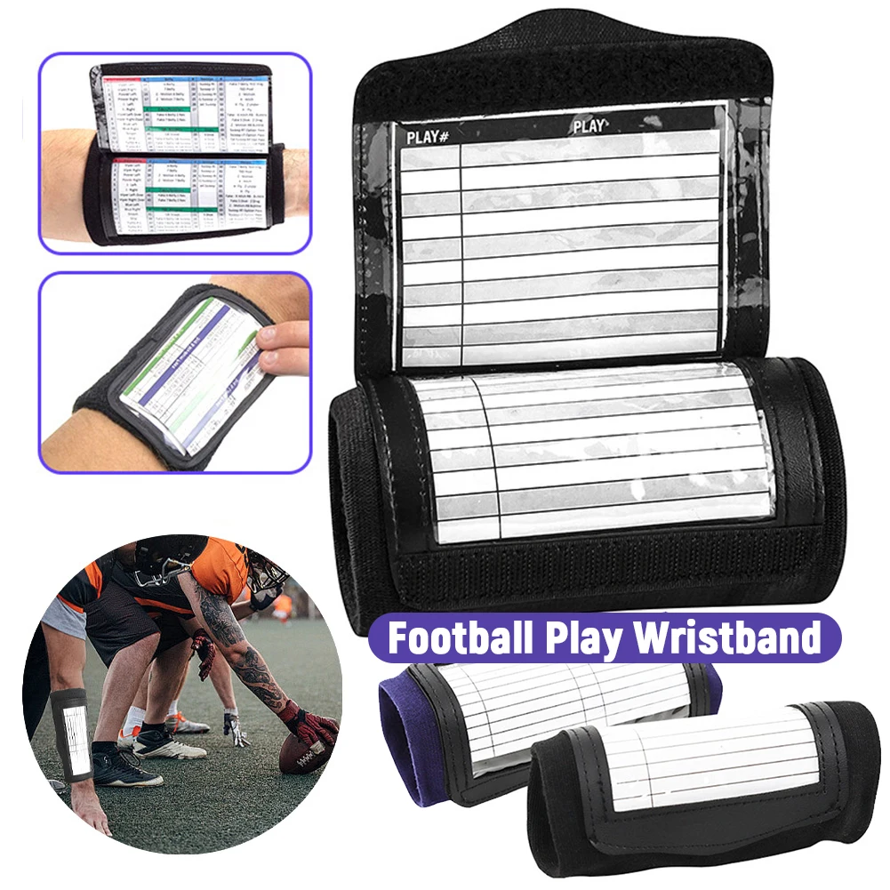 

Напульсники для футбола, софтбола, бейсбола; напульсники-плейбук для квотербеков; напульсники для запоминания стратегий.