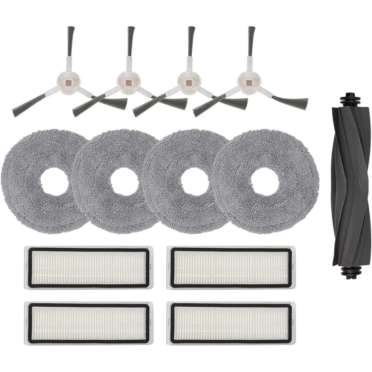 لـ Dreame L10 Prime and Pro جهاز آلي لتنظيف الأتربة فرشاة جانبية رئيسية فلتر Hepa ممسحة قطع غيار القماش