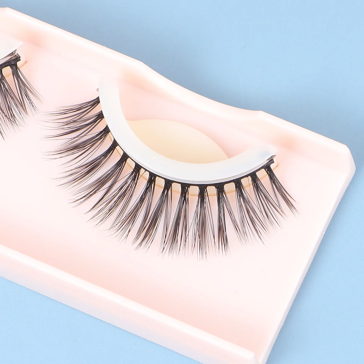 

Reusable 3D Thick False Eyelashes Self-Adhesive Long Makeup Eyelash Extension Comfortable Fake Lashes