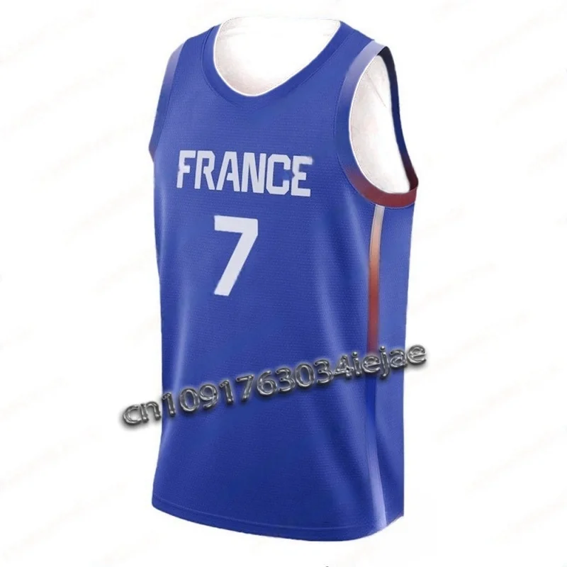 FR Men's Basketball All Player Elite Jersey- Royal 2025 New Arrival Wembanyama Jersey Summer Basketball Uniform For Adult&kid