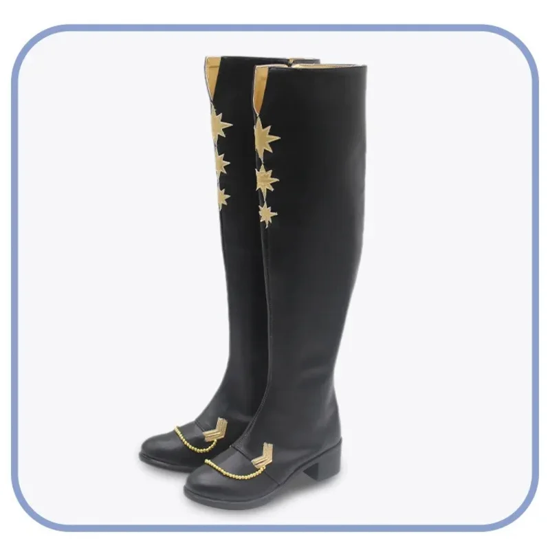 

25COSShinkai Kanata обувь для косплея обувь из искусственной кожи Хэллоуин карнавальные ботинки ансамбль звезды реквизит для косплея на заказ