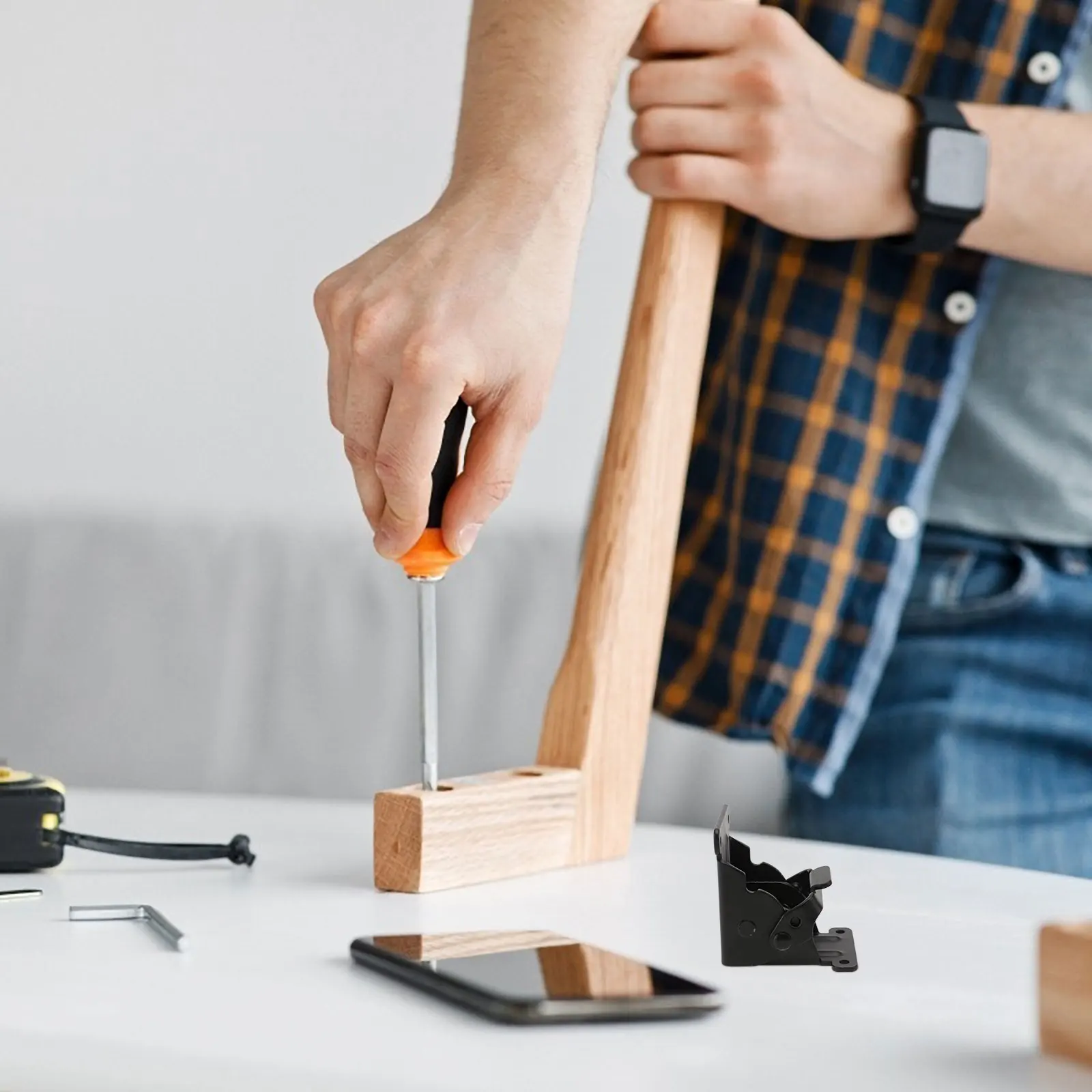 

2pcs Accessories Durable Furniture Hinges For Tea Table Leg Replacement Folding Spring Strong Load Capacity Table Leg Hinge Home