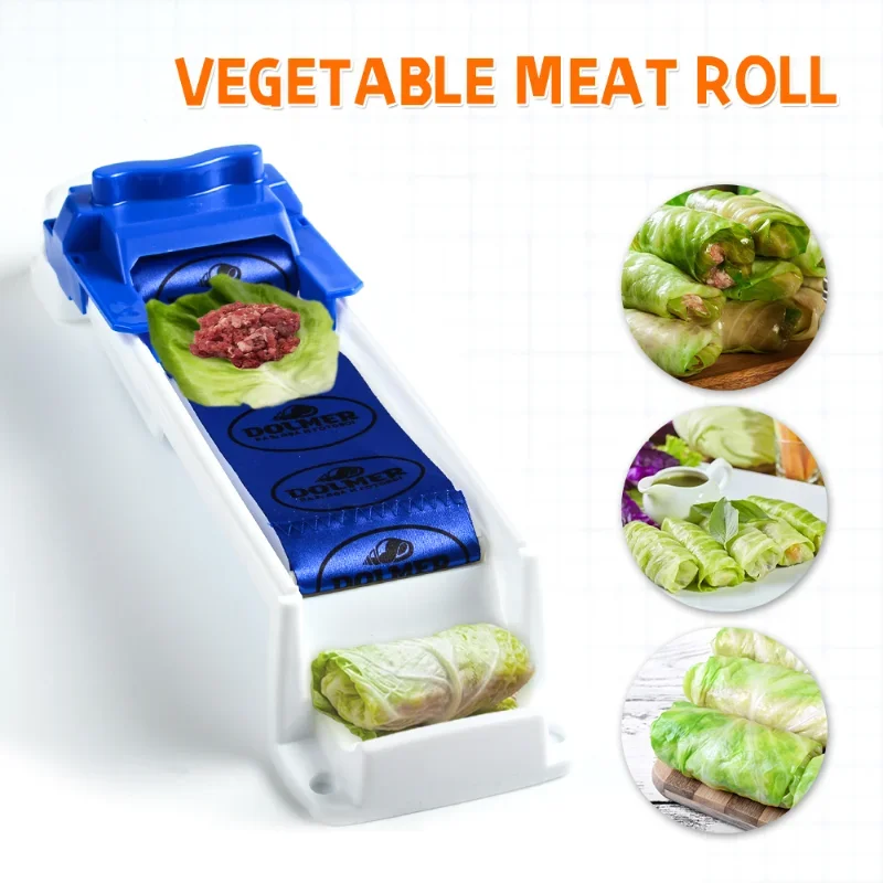 Creativity Cabbage Leaf Rolling Tool Vegetable Meat Roll Stuffed Grape Yaprak Sarma Dolmer Roller Machine Kitchen Accessories