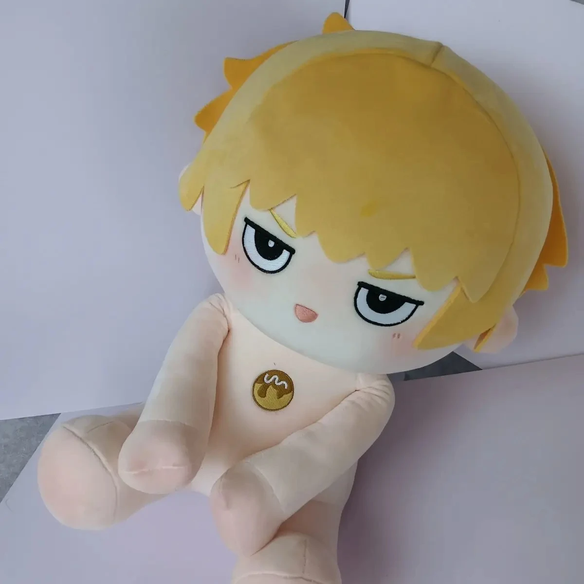 Anime Role Reigen Arataka Attributes Soft Plush Doll Body Dress Up Stuffed Toys Sitting Posture Figures Pillow Xmas Gift 40CM