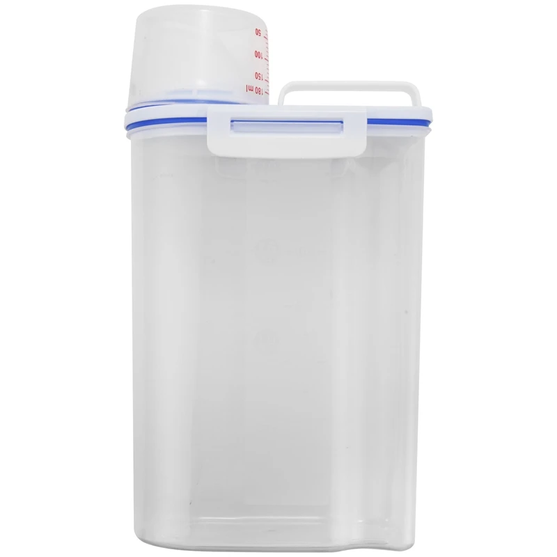 Rice Cereal Container Storage - Airtight Dry Food Rice Container Storage Plastic Small Rice Dispenser With Measuring Cup