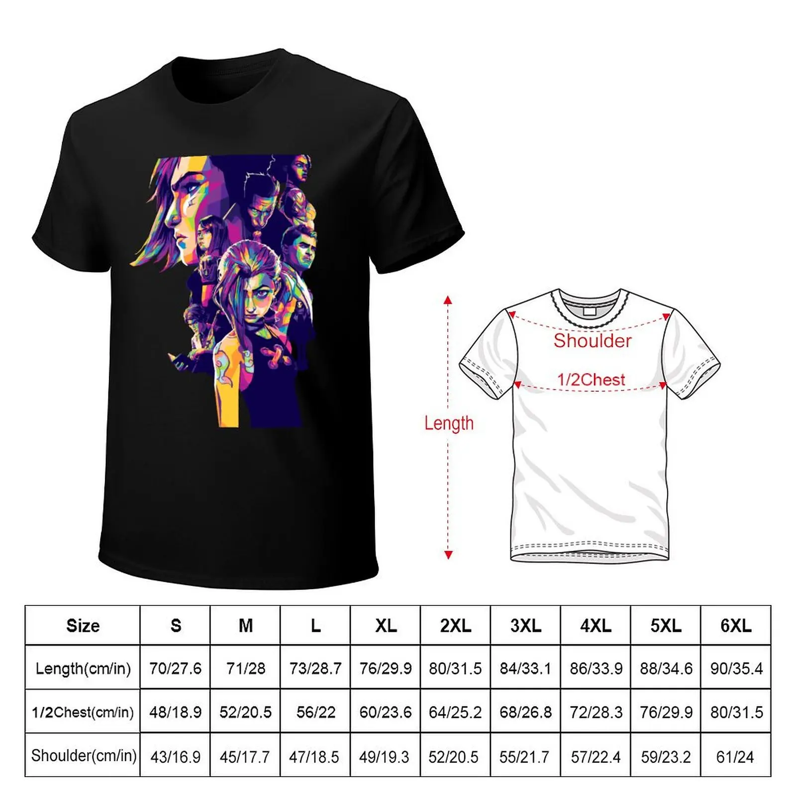 Best Tv Show Game adaptation T-Shirt Fashion Letter Print T-Shirt