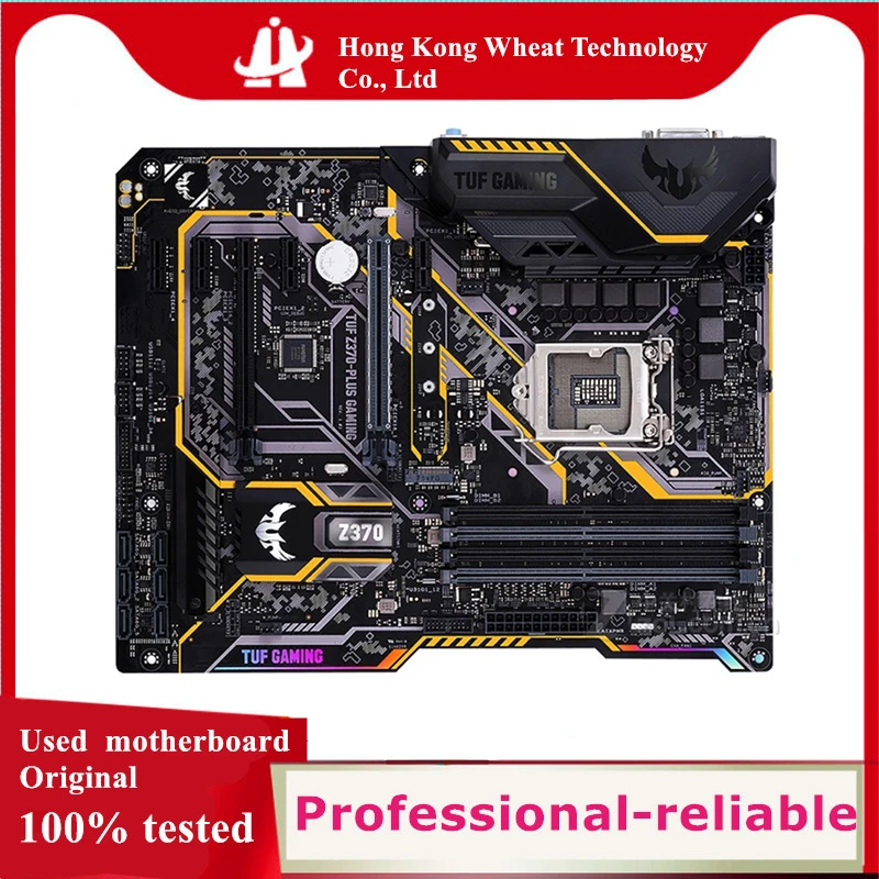 

Intel Z370 TUF Z370-PLUS GAMING motherboard Used original LGA 1151 LGA1151 DDR4 64GB USB2.0 USB3.0 SATA3 Desktop Mainboard