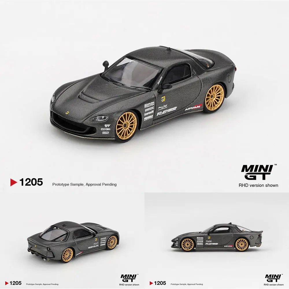 

Presale MINIGT 1/64 Mazda RX-7 RE-Amemiya Matsukiyo KOKU 3 Diecast Model Car High Performance Model Gift for Boys Adults