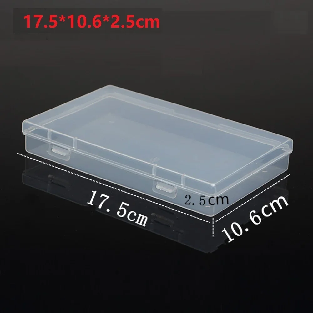 Behälter Kunststoff Box Transparent 1 stücke Zubehör Fall Komponenten Box Schmuck Perlen Organizer Organizer Teile Schraube Halter Tragbare