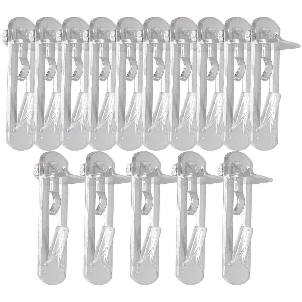 30 個家具パーティションブラケットプラスチック棚ペグキッチンキャビネットクリップ重い棚ロック