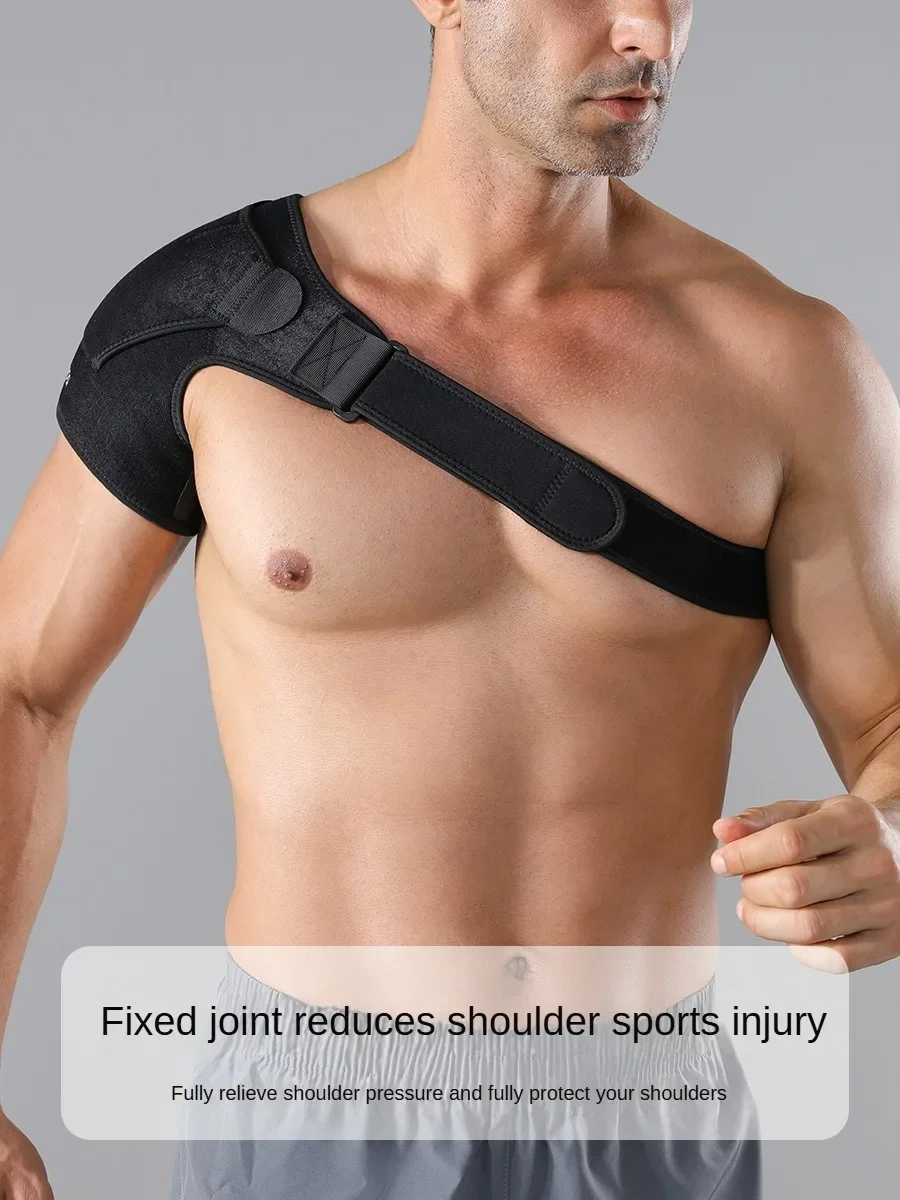 Schulterstütze mit Druckpolster für Männer und Frauen, Verstellbare Schulterbandage für Zerrissene Rotatorenmanschette, Sehnenentzündung, Dislokation