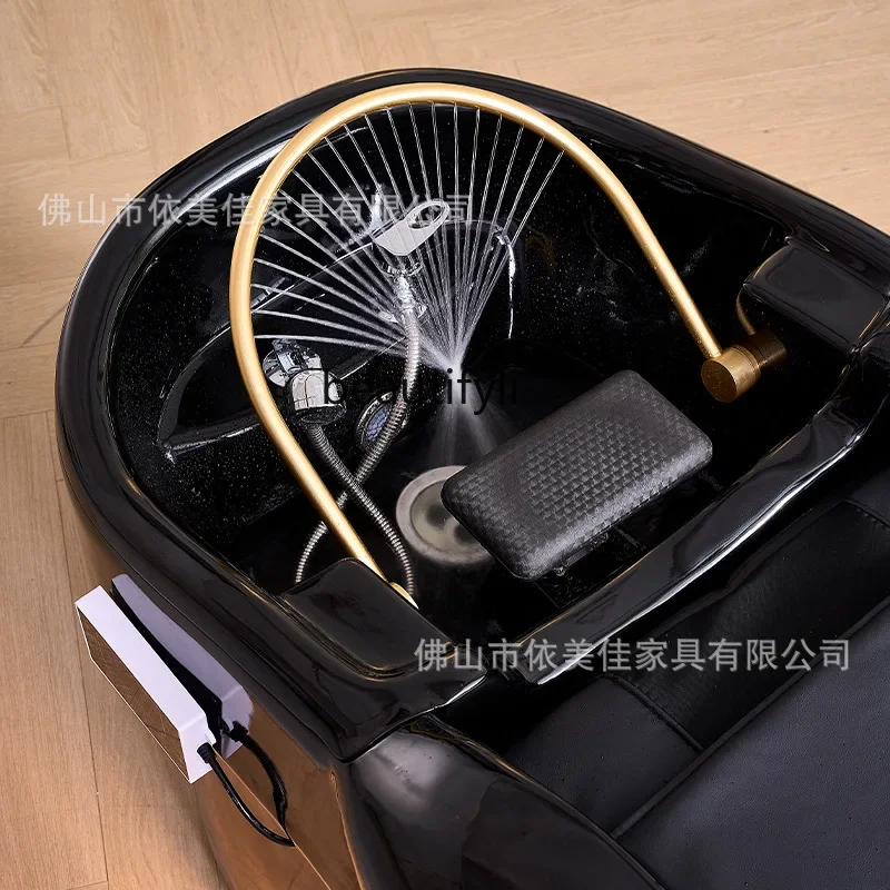 A38 Electric massage shampoo bed water circulation fumigation beauty automatic intelligent flushing bed