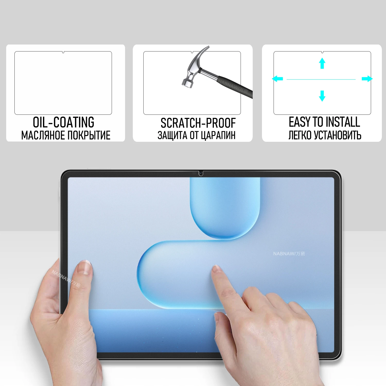 For Honor Pad 10 Pro Tempered Glass Film Honor Pad 10Pro 11.5 Clear Screen Protector 9H Scratch-Proof Easy to install 2-Pack