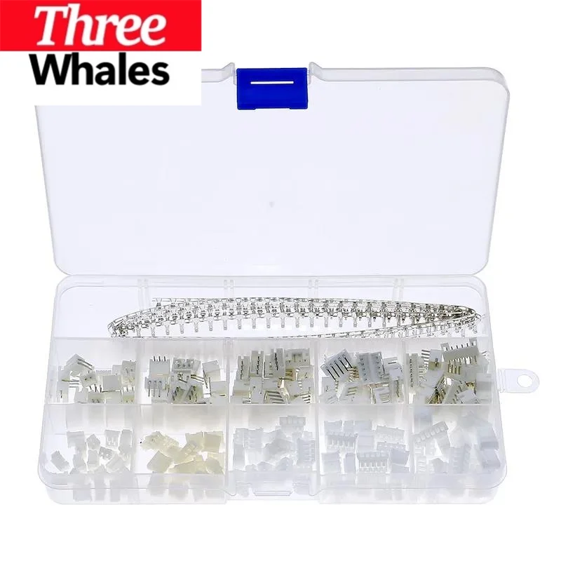 400pcs PH2.0 Curved needle Pin Header Connector 2P 3P 4P 5P 6 Pin 2.0mm Pitch Right Angle Socket PH PCB jst