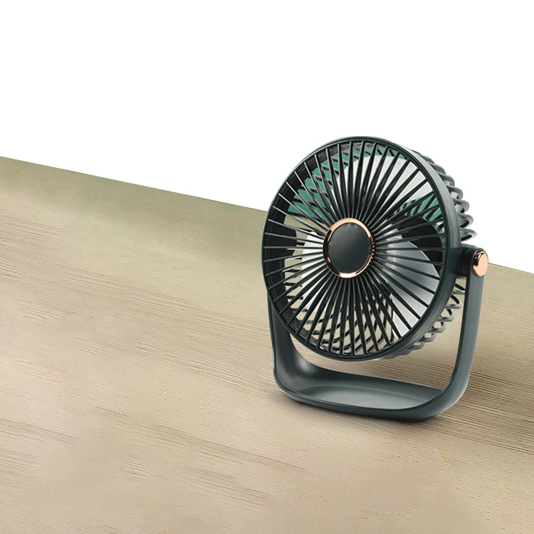 New Arrival USB Rechargeable Mini Desk Fan Electric Portable with Three Wind Speeds for Desktop Use for desktop use desktop fan