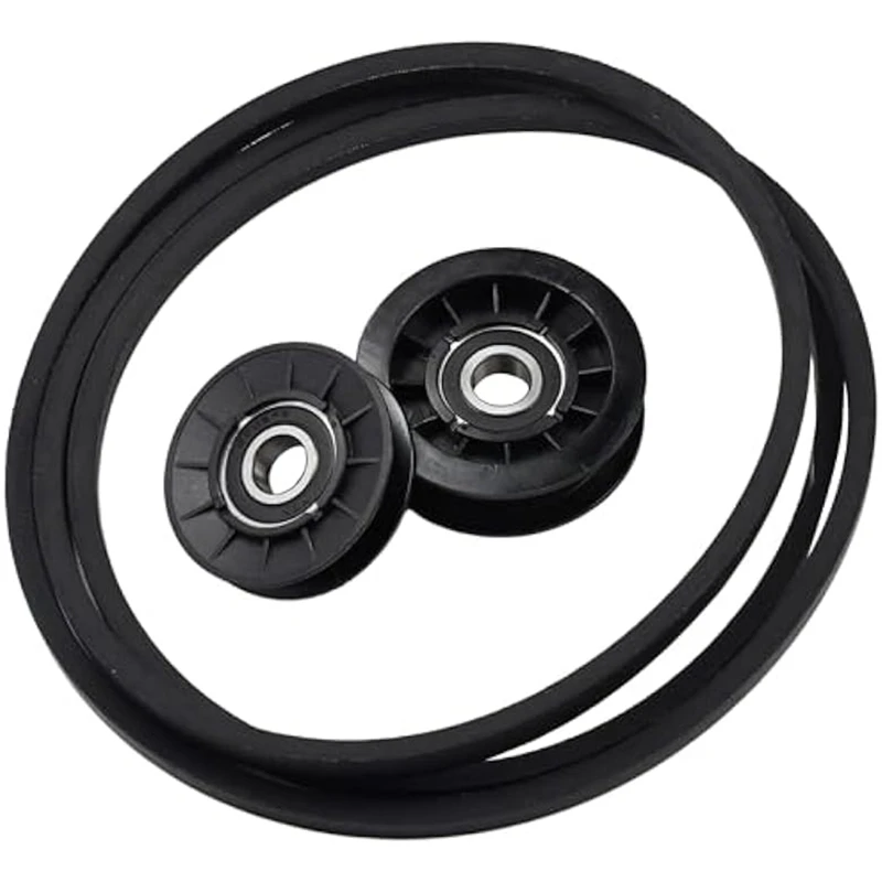 GX20286 GX20287 Flat Idler Pulley With Drive Belt GX20006 For Lawn Mower 1760097 280-143 690409MA 280-097 265-186