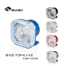 Bykski B-D5-TOP-KJ-V2 Acrylic Trasnparent Pump Top and Standard with Heatsink for D5 Pump