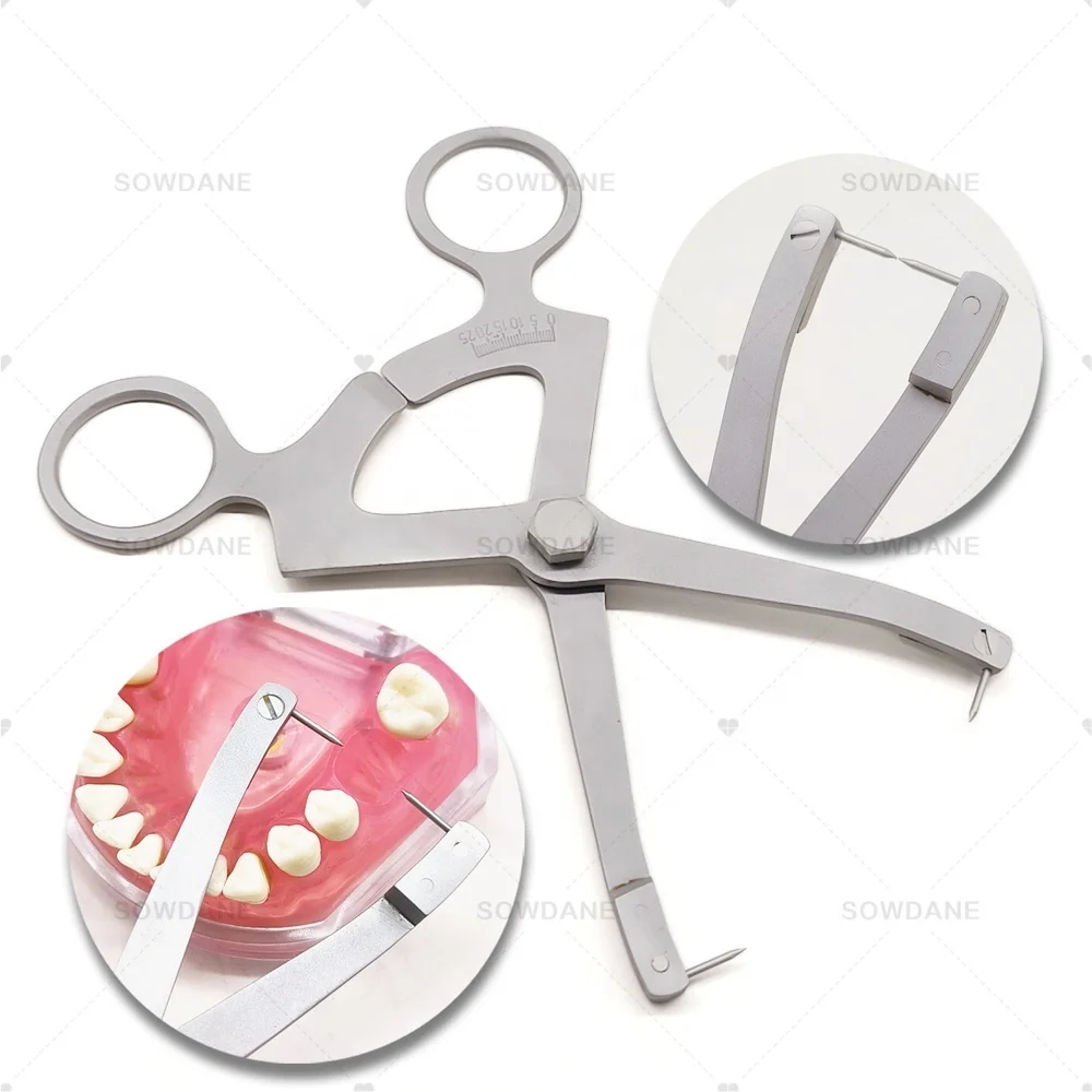 H Lab Implants Ridge Mapping Caliper Lab Implants Surgicals Calipers Implant Gauge Stainless Steel Lab Pliers Tools s