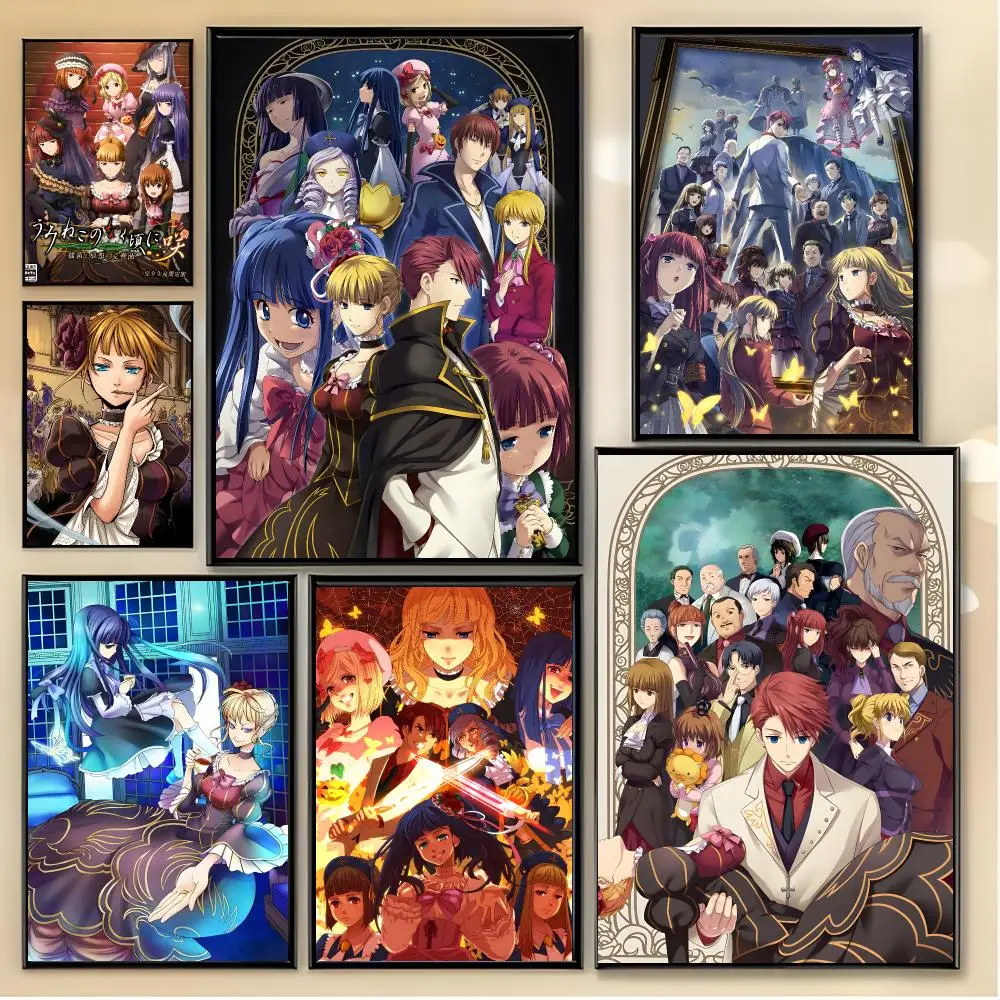 Mysterious Visual Anime U-Umineko When They Cry Poster Unique Home Decoration Ideas & Stylish Interior Art
