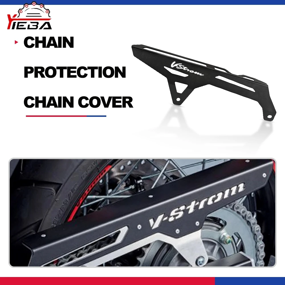 

Для Suzuki DL650/V-Strom 650 DL1000 VStrom 1000 1050 2004-2026 2025 SV1000N защита цепи мотоцикла, защитная крышка, аксессуары