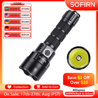 Sofirn C8G Powerful 21700 LED Tactical Flashlight SST40 2000lm 18650 Recharge Battery Torch with ATR 2 Groups Ramping Indicator