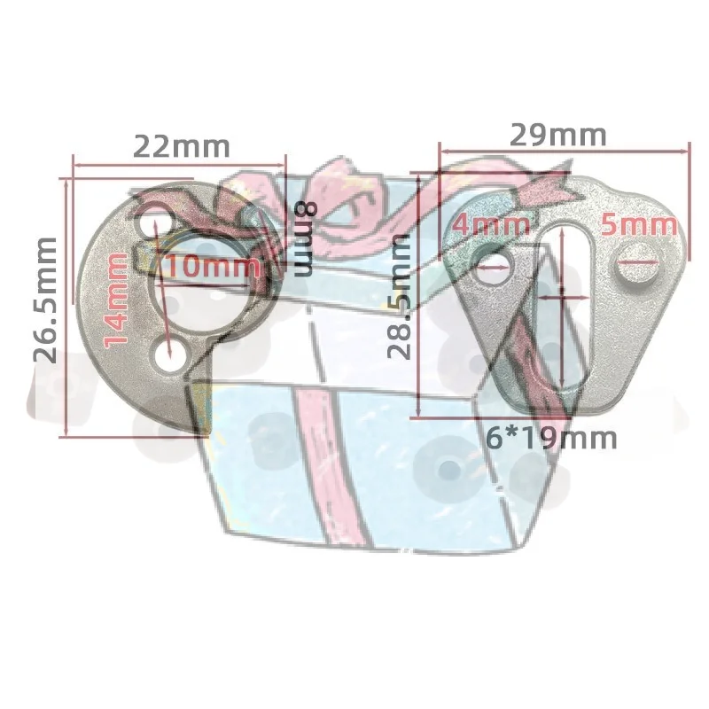 【CCA】Adjustment Block For 8-inch Single-handed Saws Chain Saw Chain Chain Tensioner Left Accessories