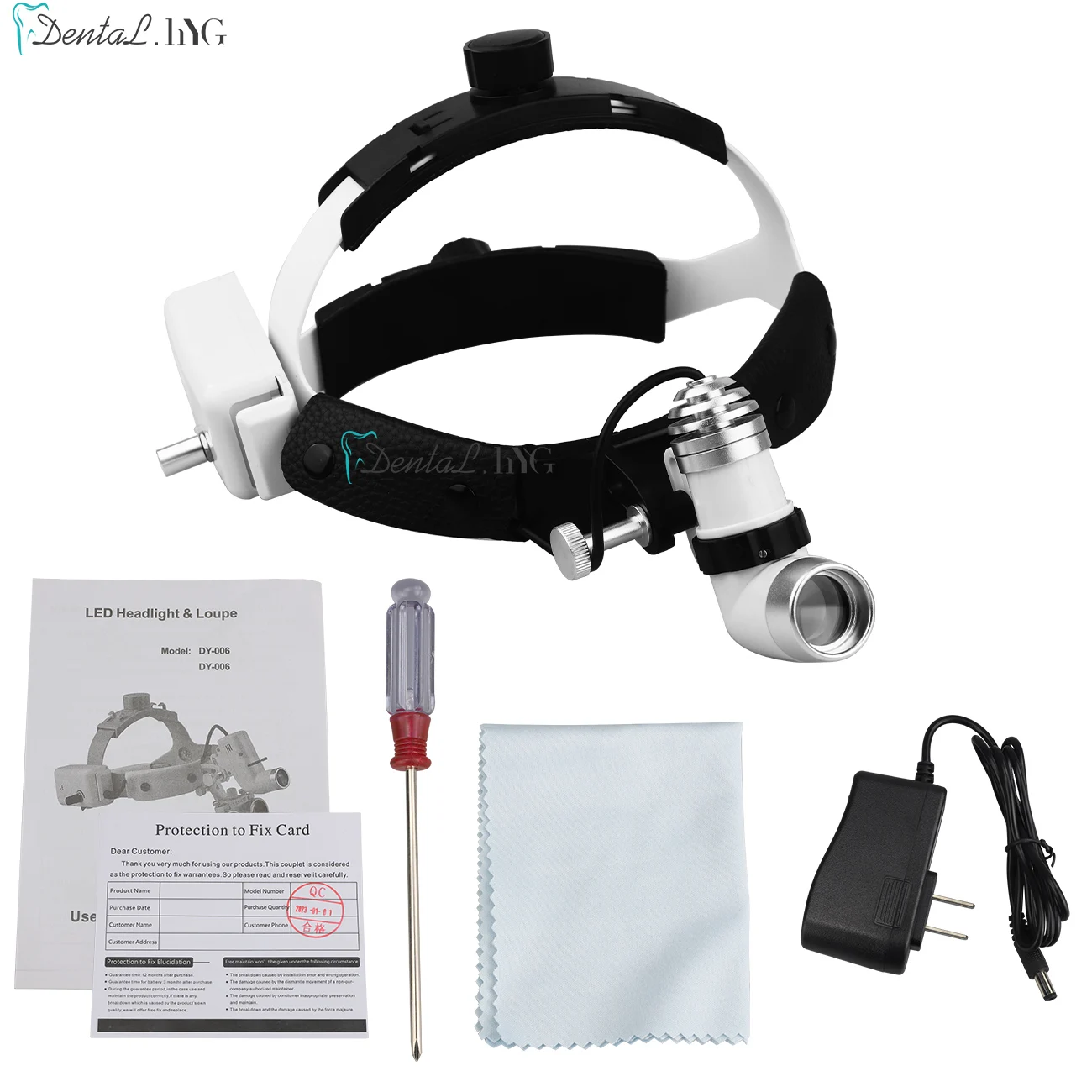 5W Dental LED Head Light Lamp For Binocular Loupes Brightness Spot Adjustable Dental Lab Headlamp Surgical Headlight