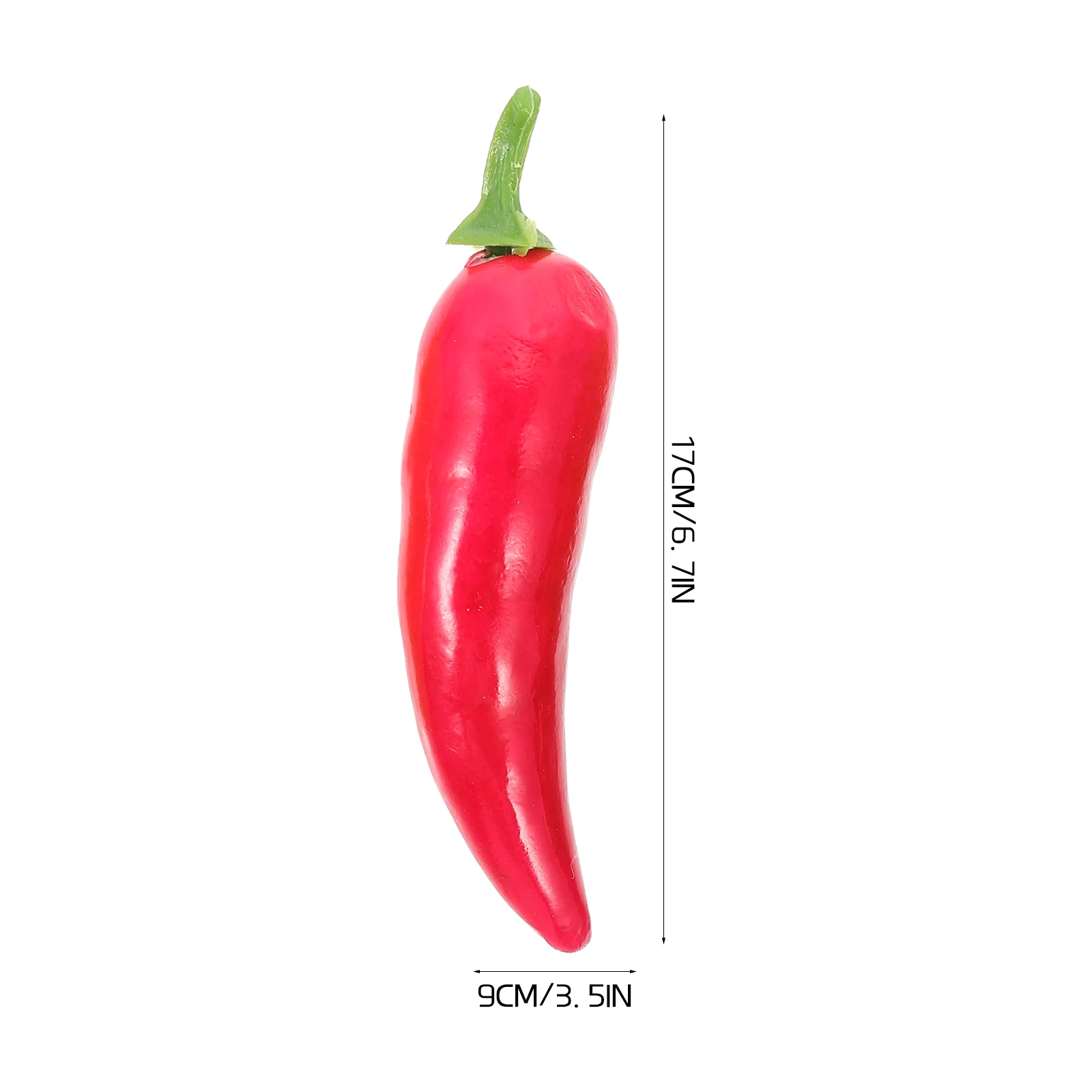 60pcs Artificial Pepper Fake Ornament Lifelike Chili Simulation Vegetable Decor Realistic Accessories Home Garden