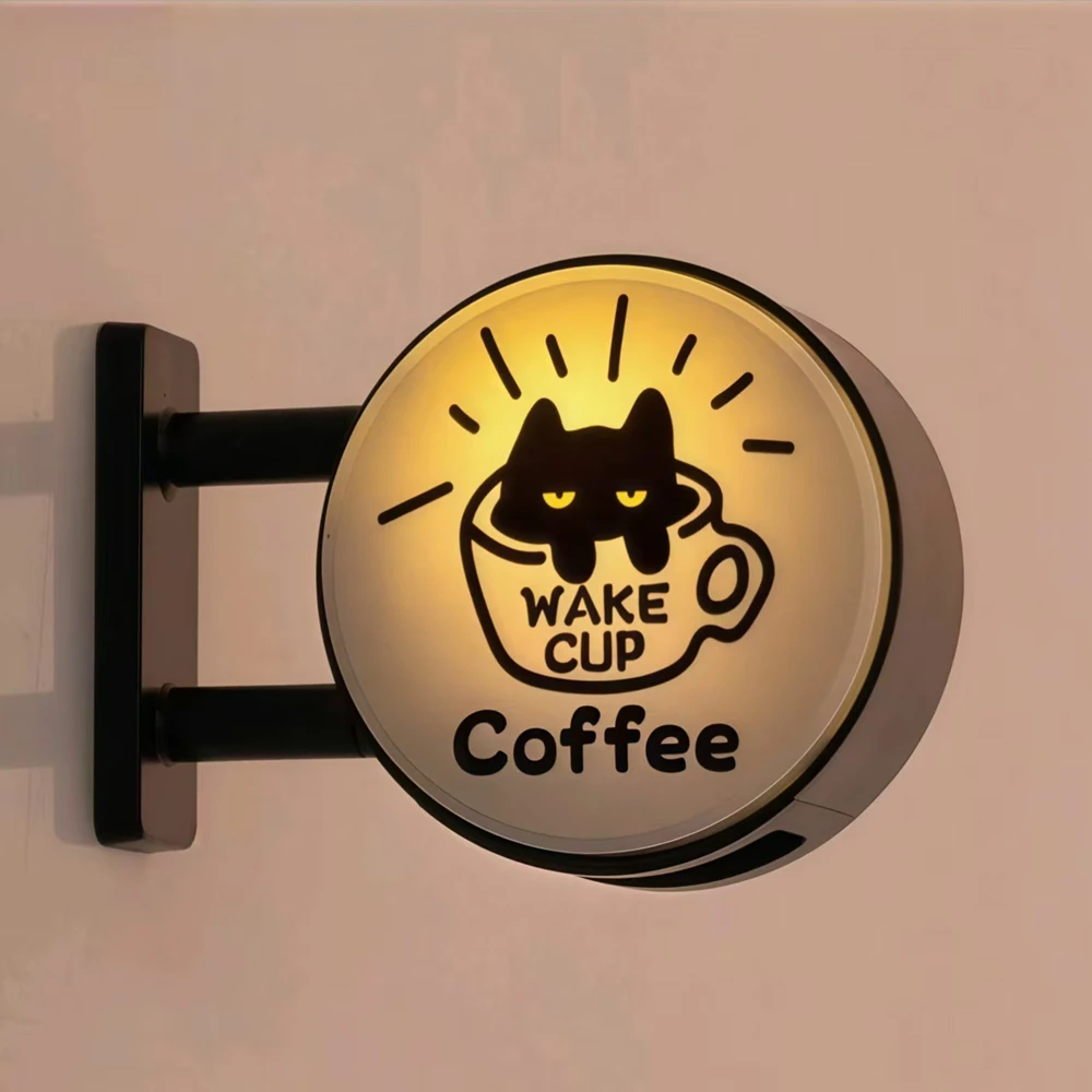 Neue japanische U-Bahn-Stationsschilder, Mini-Kühlschrankaufkleber, Café-Ladenschild, Ambient-Lightbox, Kühlschrankmagnet