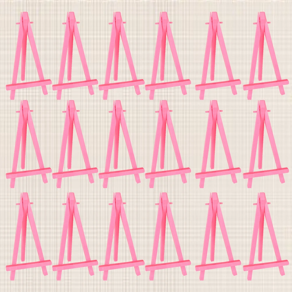 

30Pcs Photo Frame Bracket Plastic Frame Easel for Painting Display Stand Mini Tabletop Easel for School Artist Drawing Supplies