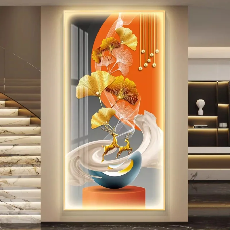 Home wall decoration Painting 180 200 220 240 cm Modern with lights room decoration poster wall art room decor posters pictures