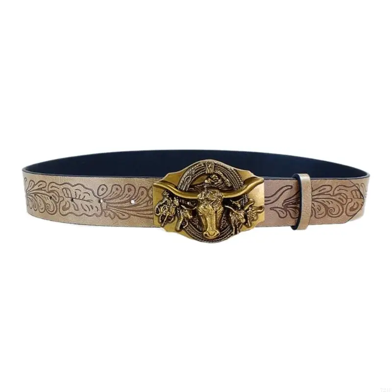 T21F Girls retro taille riem voor dagelijkse kostuum sieraden taille body sieraden voor feest jeans riem cowboyketen