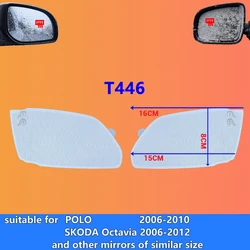 For POLO SKODA Octavia 2006 2007 2008 2009 2010 2011 2012 Car Rearview Mirror Heating Pad /DC 12V Side mirror Heaterr
