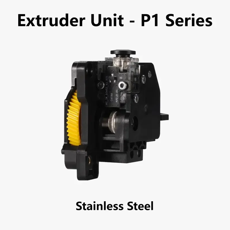 

Extruder Unit Original for Bambu Lab P1P P1S Stainless Steel Bamboo P1 Series Kit Gears Hardened Steel Bambulab 3D Printer Parts