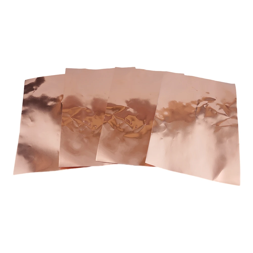 20x30cm Copper Shielding Sheet Guitar Self-Adhesive Shielding 4PCS Copper Foil Tape Heat Preservation High Quality