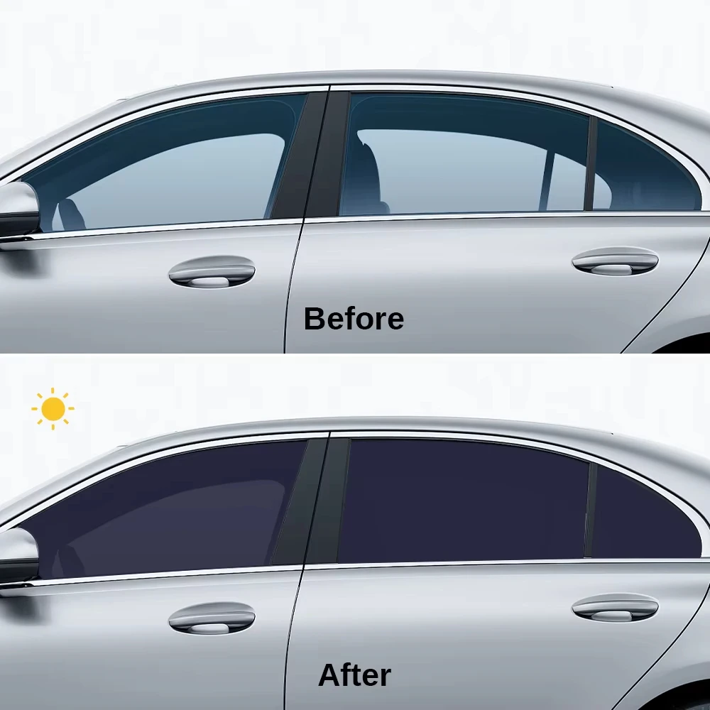 Wholesale Switchable Smart Glass Film PDLC Electric Tint Polypropylene Material for Car Side Window Sunroof Remote Control