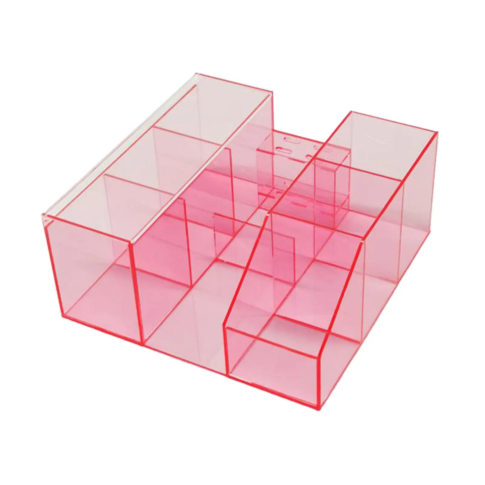 Eyelash Extension Storage Organizer Dustproof Acrylic Makeup Organizer Box for Beauty Studio Lashmaker Accessories Salon Use