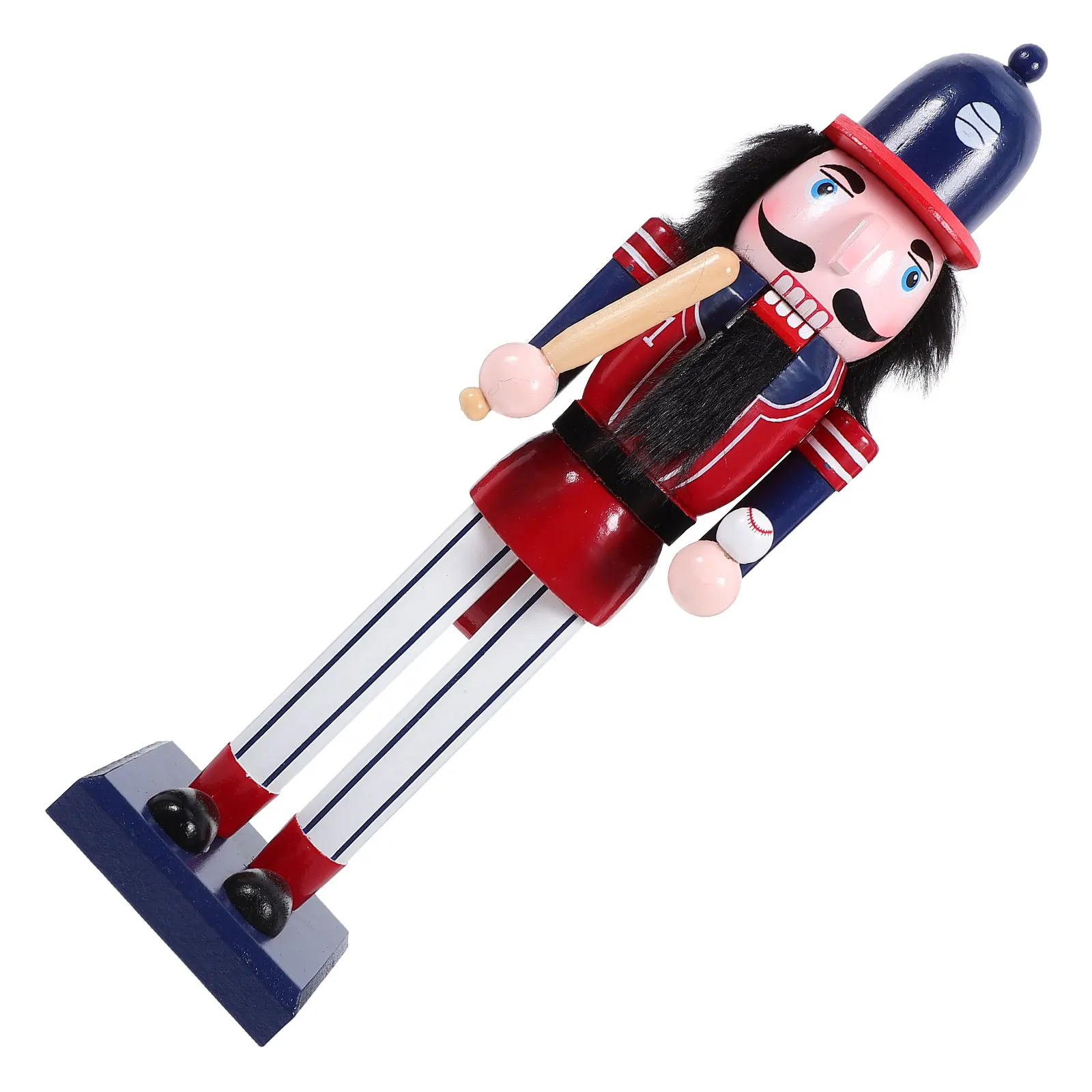 

Your Baseball Player Ornaments Nutcracker Decoration Decorations Wood Desk Figurines Work