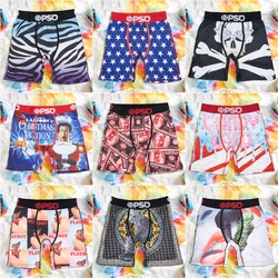 Sexy Men Underwear Boxers Printed Man Boxershorts Summer Breathable Men's Panties Lingerie Plus Size Men Boxer Briefs Underpants