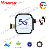 Microwear Ultra Ai3 Smartwatch 5G 180° Rotating Camera Google Play GPS WIFI 2.2inch Amoled HD Display 4G Calling Smart Watch Men