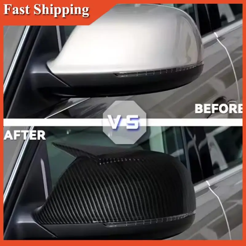 

A90E-Car Rear View Mirror Shell Side Mirror Shell For Q5 SQ5 8R 2009-2017 Q7 4L 2010-2015 Bright Black