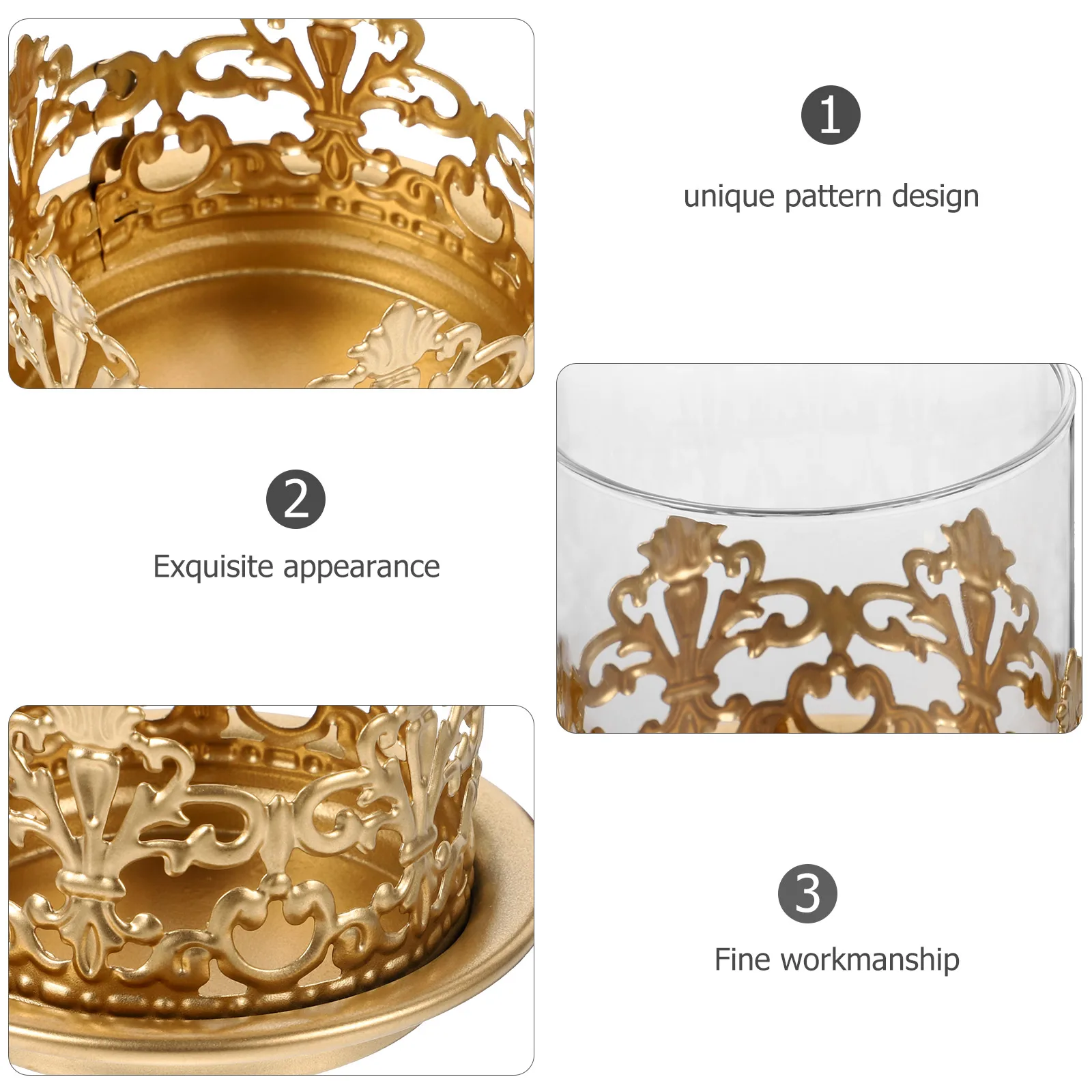 

2Pcs Iron Holder Retro Vintage Style Empty Jar DIY Craft Storage Can Aromatherapy Home Decor DIY Storage Jar